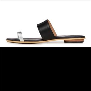 Emu Australia Myrtle Sandał in Black and Silver BNWT size 7